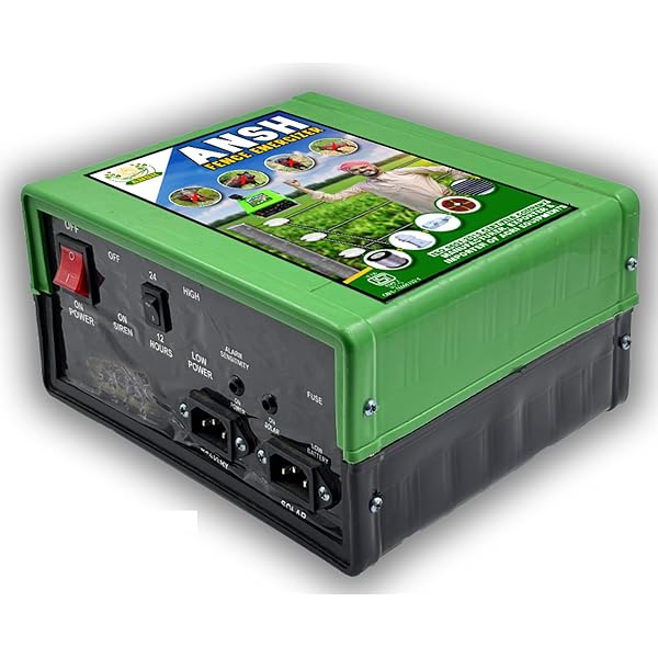 Kisan Power AC- DC 12 KV Solar Zatka Machine | Solar Fence